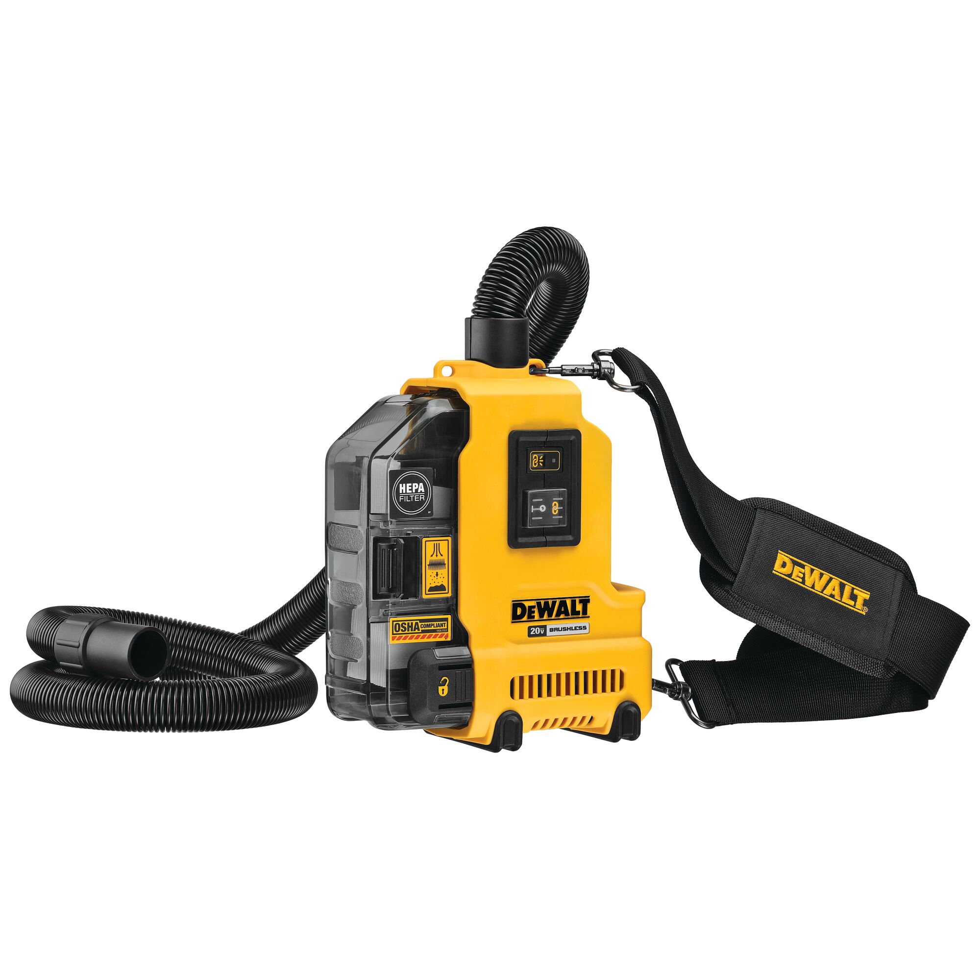 DEWALT DWH161B Compact Universal Dust Extractor (Tool Only) - Image 2