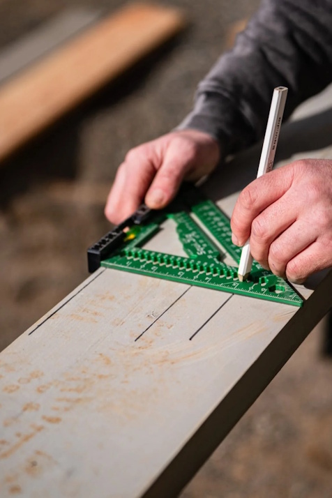 SQUI.JIG FPRS75GREEN Fusion Pro 7.5" Rafter Square - Image 2