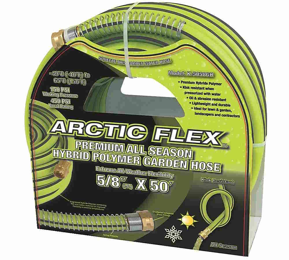 KING K-5058GH 50' x 5/8" Premium Hybrid Polymer Garden Hose