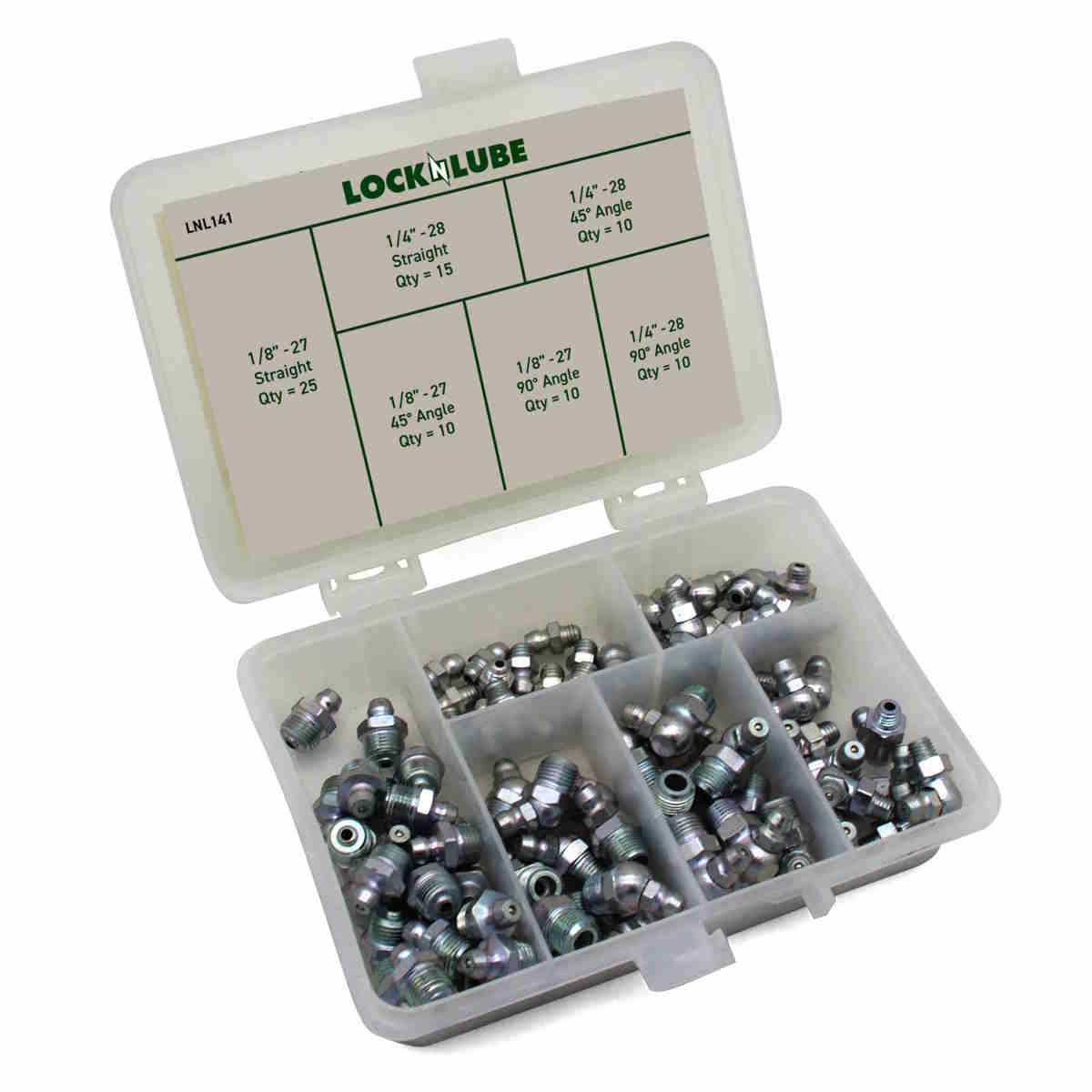LOCK-N-LUBE LNL141 Grease Fittings 80pc Set - SAE - Image 2