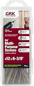 GRK 02177-GRK Multi-Purpose Framing Wood Screws R4 #12 x 6-3/8" Handy Pack 50PK - Image 2