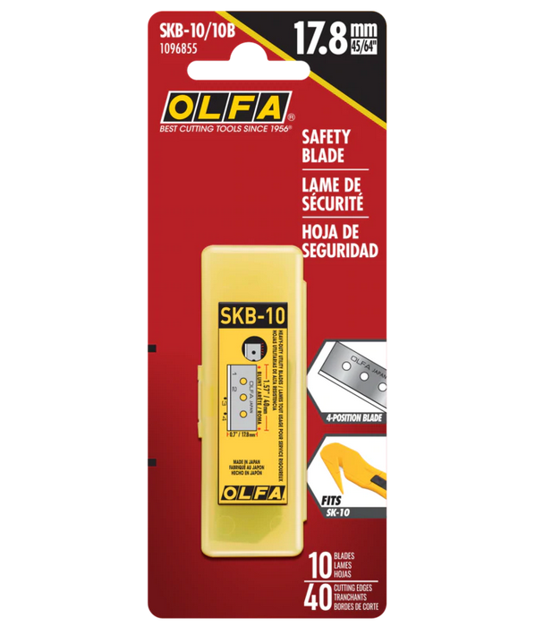 OLFA 1096855 SKB-10/10B - Utility Blades For SK-10 10Pk - Image 2