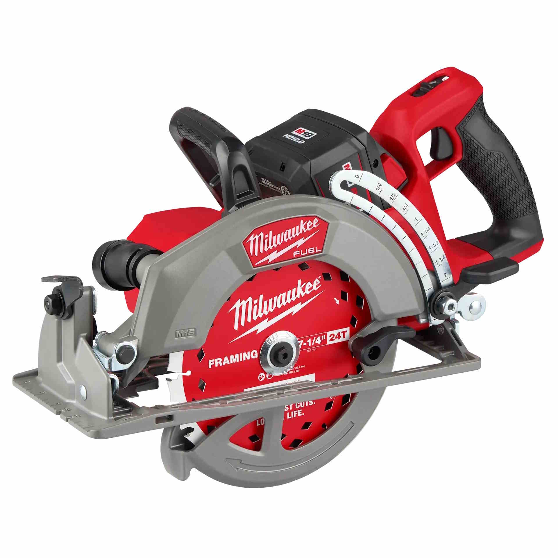 MILWAUKEE 2930-21HD M18 FUEL 7-1/4" Rear Handle Circular Saw Forge 12.0Ah Kit - Image 2