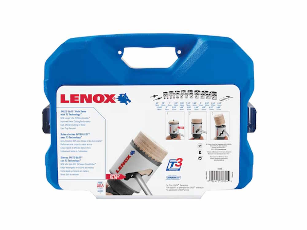 LENOX 308042000G Contractor's Big Daddy Speed Slot 26 Piece Hole Saw Kit - Image 2