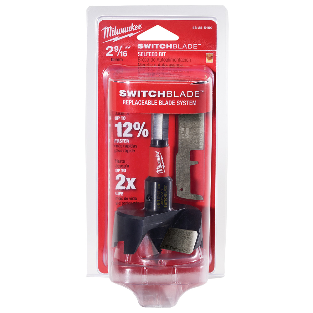 MILWAUKEE 48-25-5150 2-9/16" Switchblade Self Feed Bit - Image 2