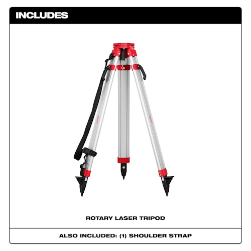 MILWAUKEE 48-35-3700 Rotary Laser Tripod - Image 3