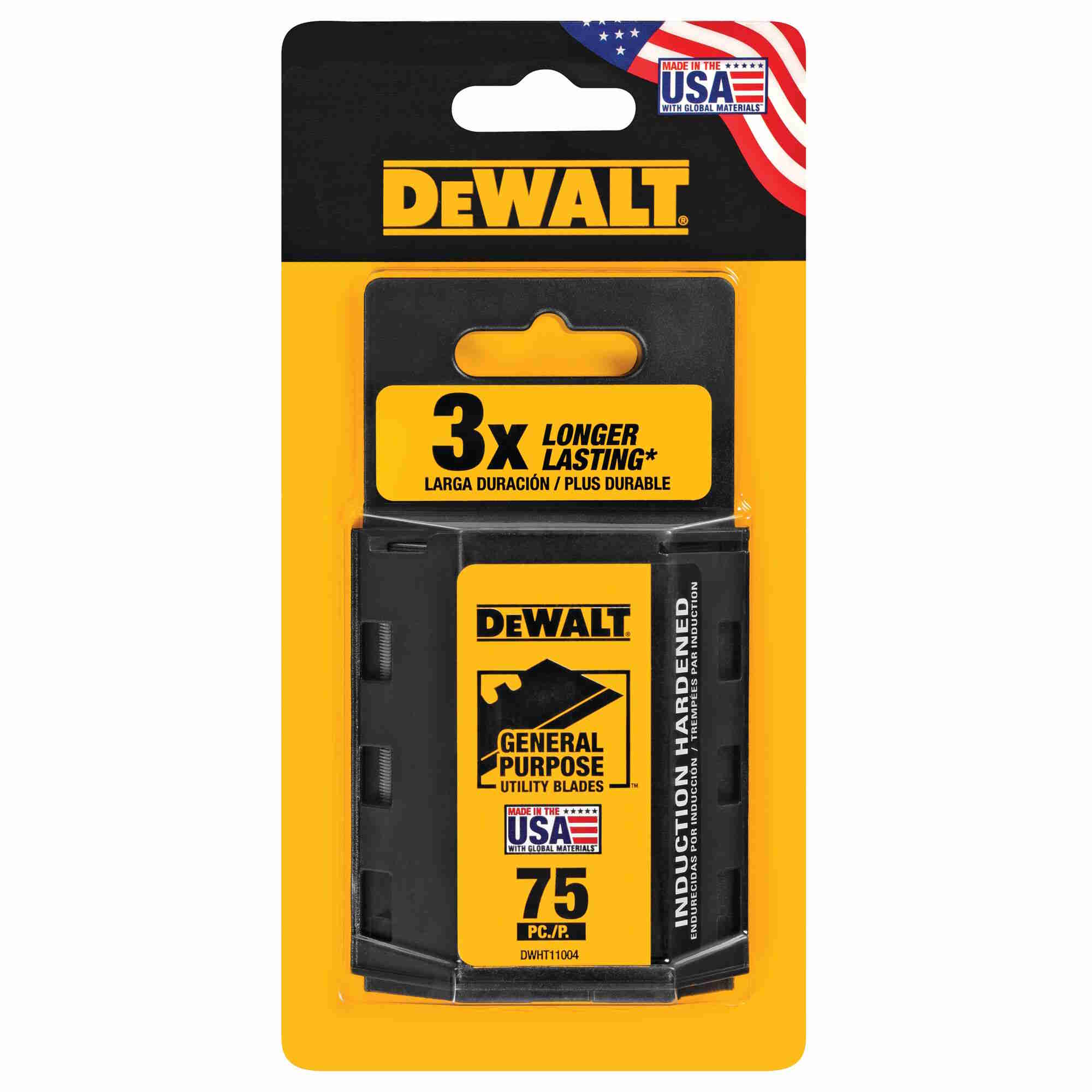 DEWALT DWHT11004 Heavy Duty Utility Blades 75PK - Image 2