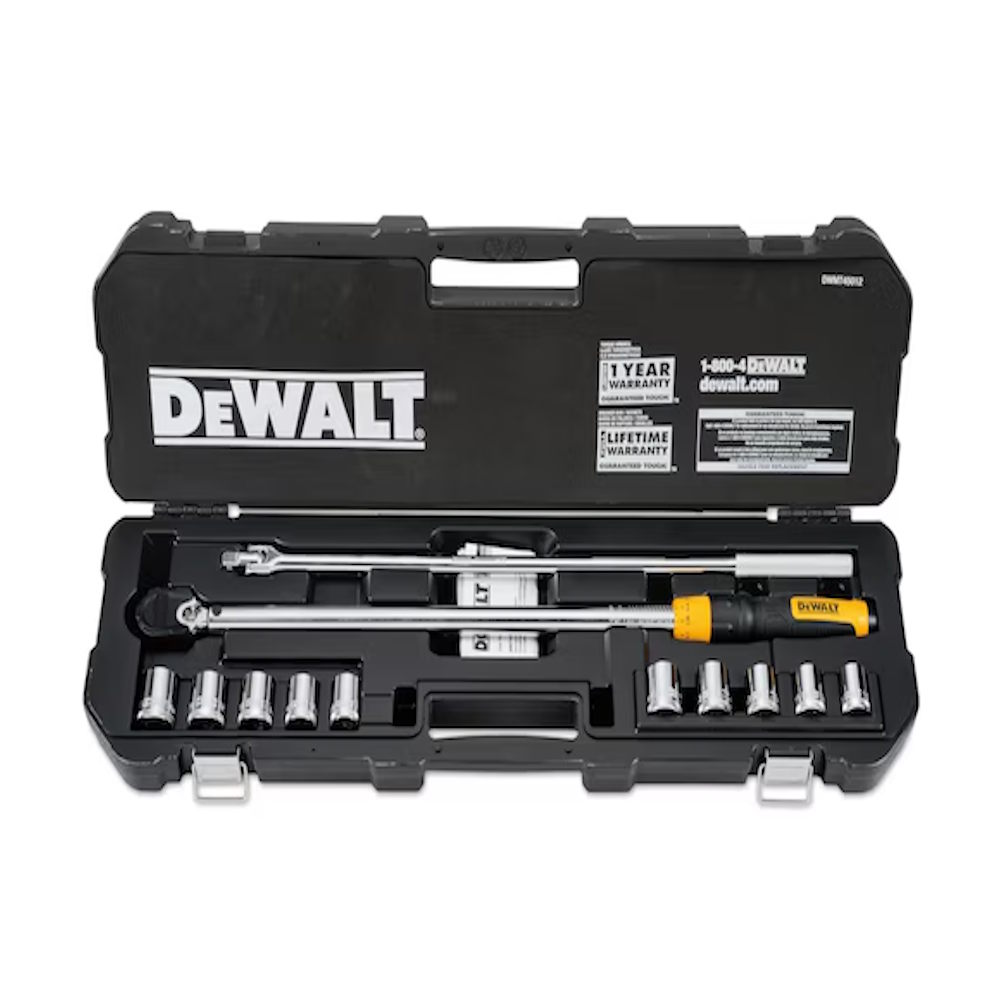DEWALT DWMT45012 1/2" Dr 12PC Torque Wrench Set (50-250 ft/lbs.) - Image 2
