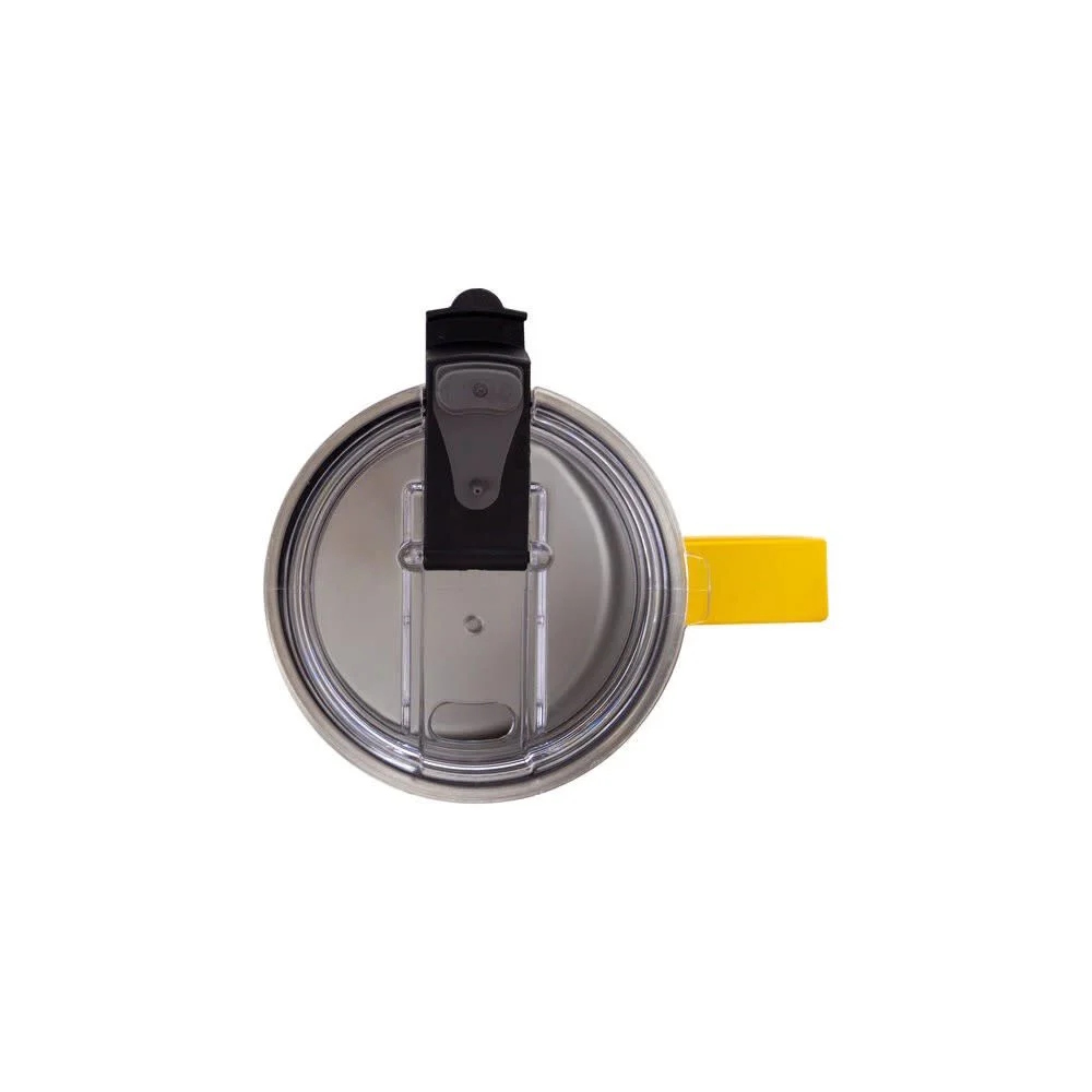 DEWALT DXC14CMYS 14 oz Insulated Yellow Coffee Mug w/ Lid - Image 3