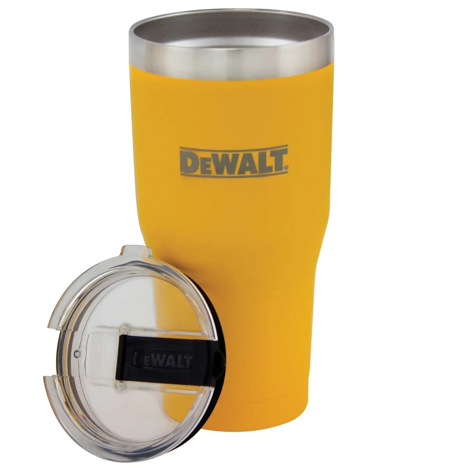 DEWALT DXC30OZTYS 30 oz Yellow Powder Coated Hot/Cold Tumbler - Image 3