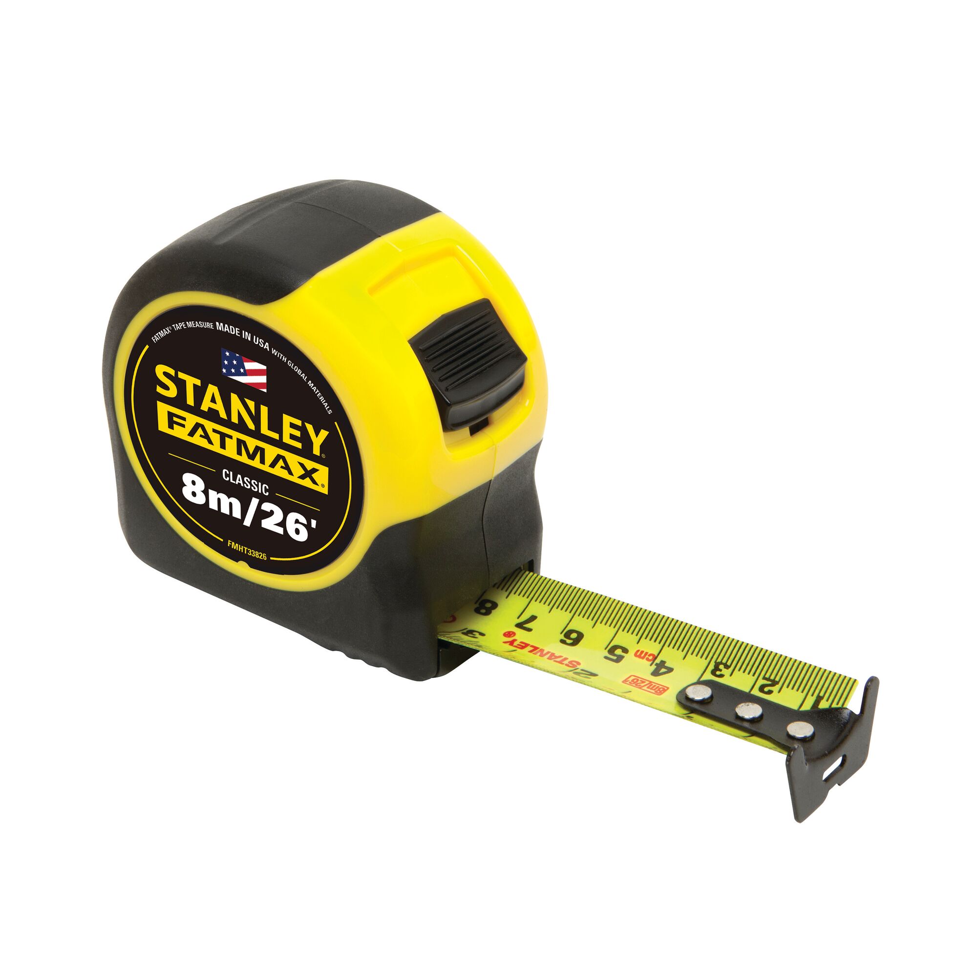 STANLEY FMHT33826S FatMax Tape Measure 26'/8m x 1-1/4" - Image 2