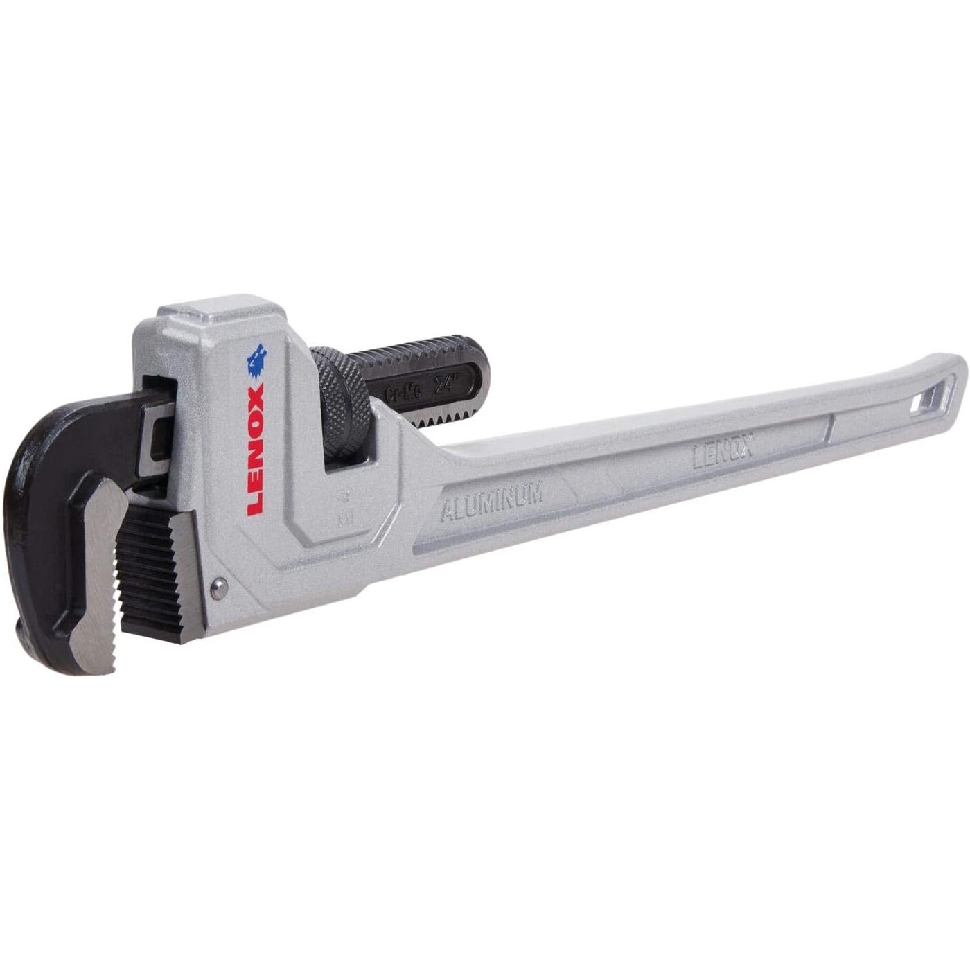 LENOX LXHT90624 24" Aluminum Pipe Wrench, 3" Jaw Capacity - Image 2