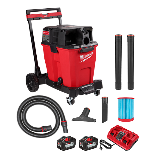MILWAUKEE 0930-22HD M18 FUEL 12 Gallon Dual-Battery Wet/Dry Vacuum Kit - Image 2
