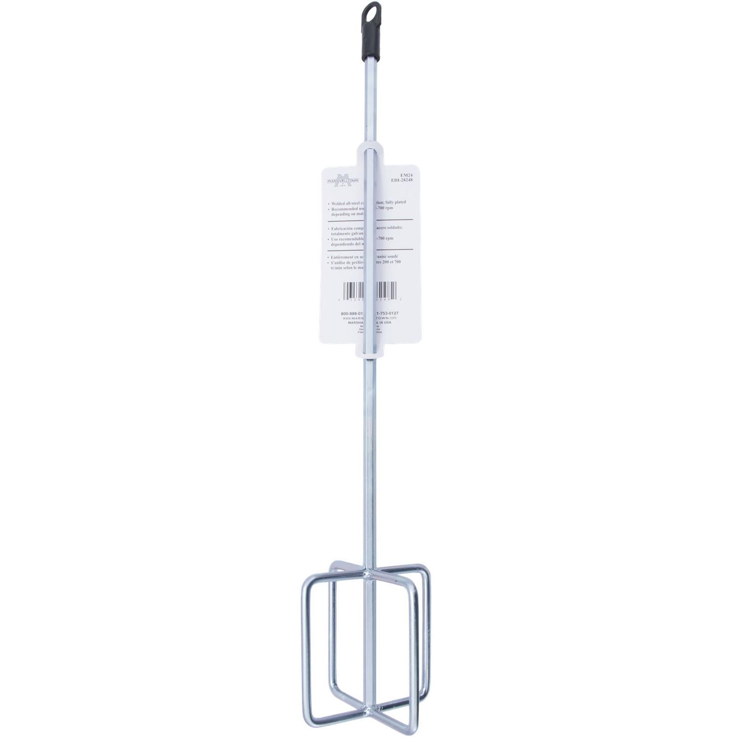 MARSHALLTOWN 28248 EM24 Eggbeater Mixer 24" Long w/ 7/16" Hex Shaft - Image 3