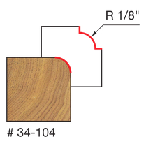FREUD 34-104 1/8" Radius Rounding Over Bit - Image 2