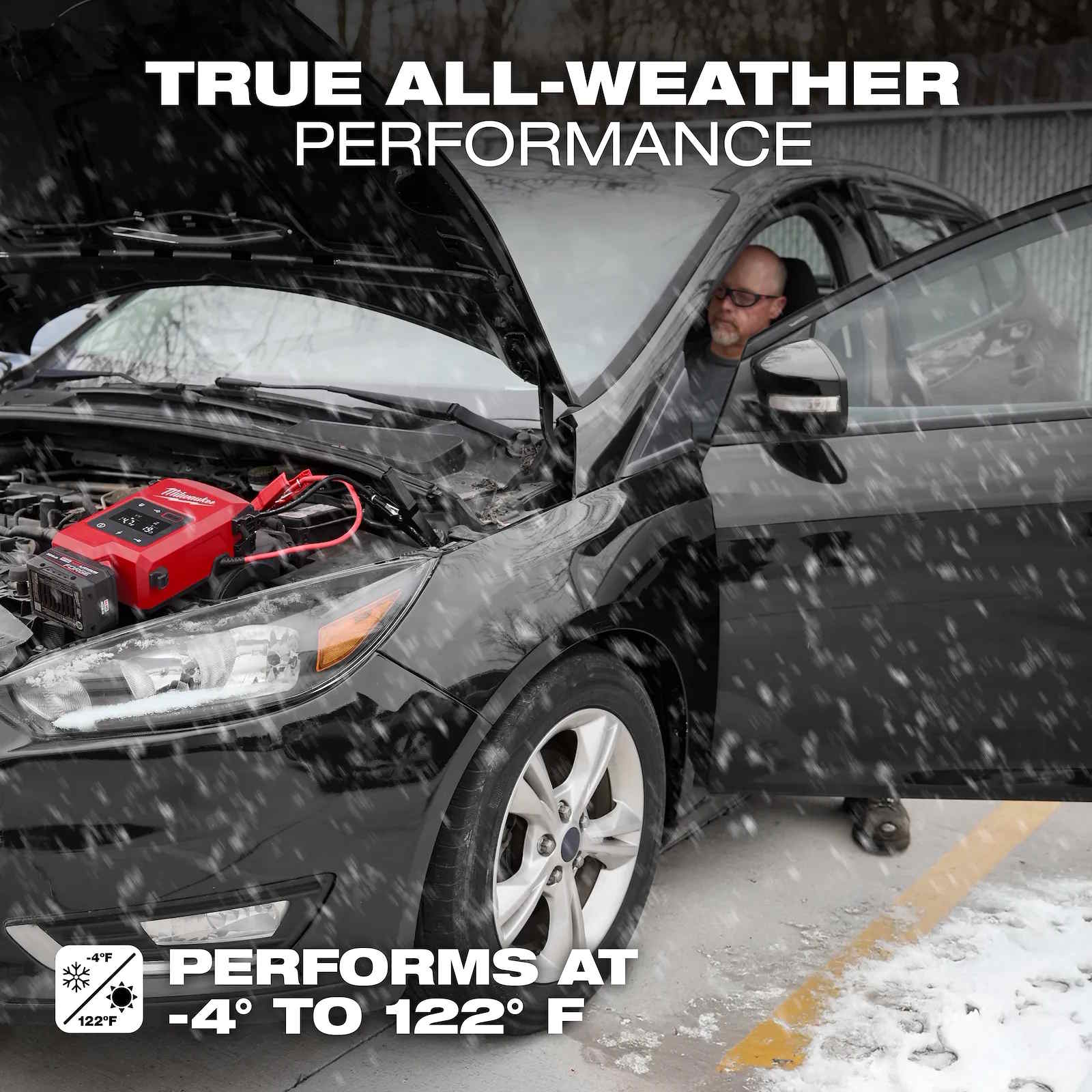 MILWAUKEE 3841-20 M18 HOTSHOT Battery Jump Starter 2100 Peak Amps w/500 Lum Lgt - Image 6