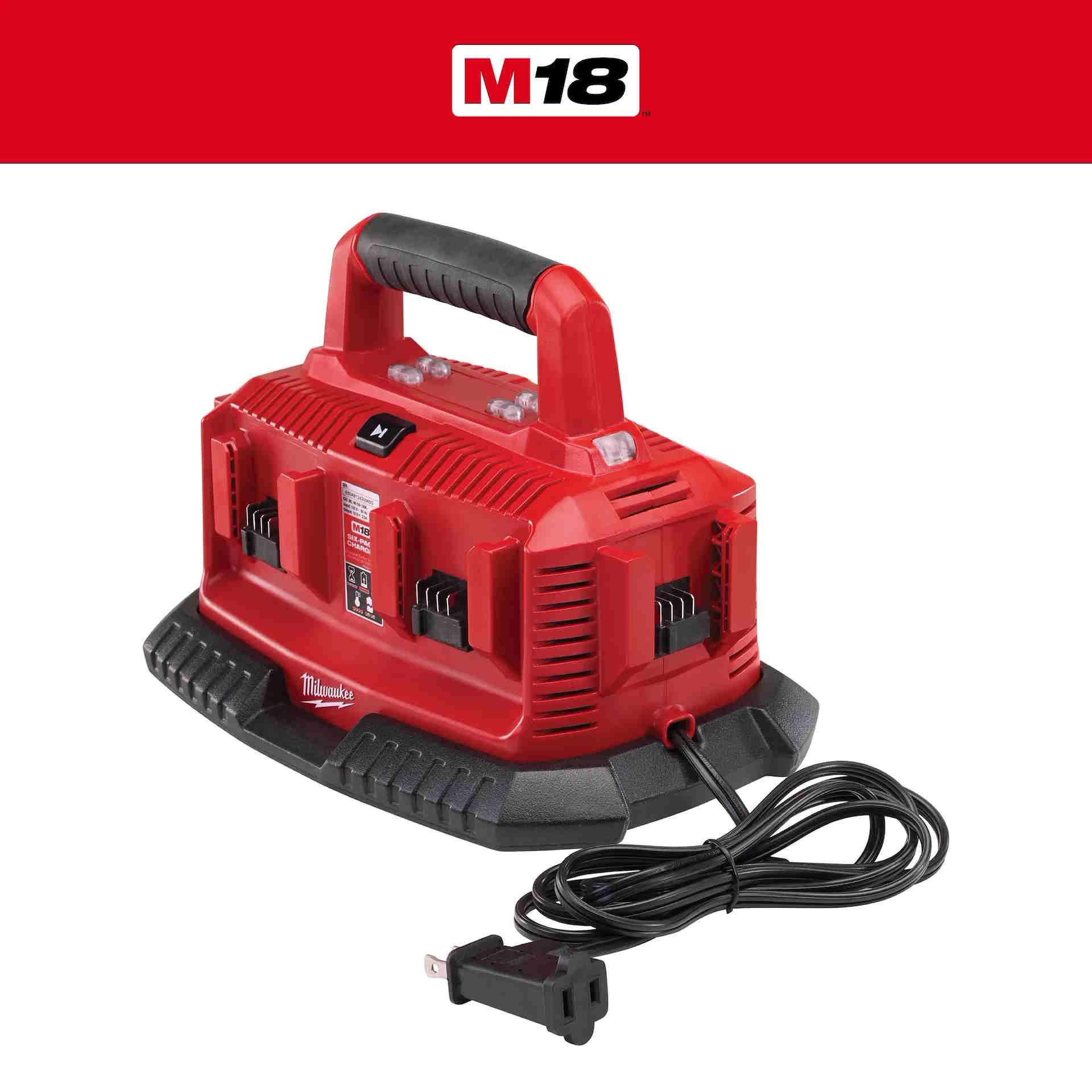 MILWAUKEE 48-59-1806 M18 6 Bay Charger - Image 2