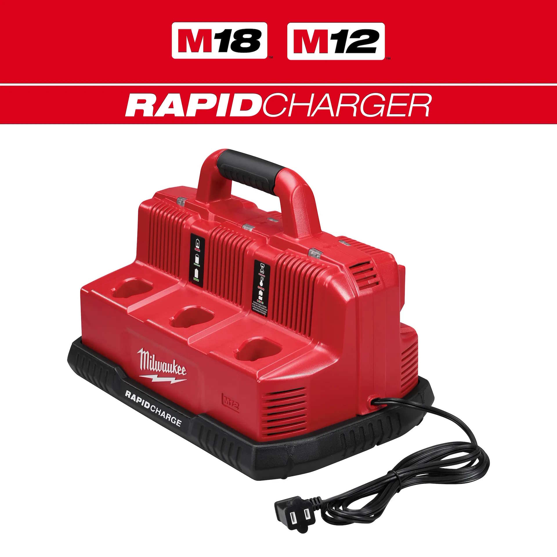 MILWAUKEE 48-59-1807 M18 & M12 Rapid Charge Station - Image 2