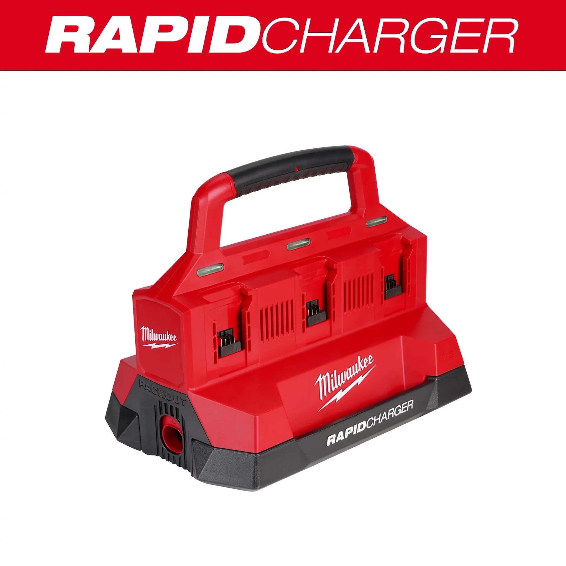 MILWAUKEE 48-59-1809 M18™ PACKOUT™ Six Bay Rapid Charger - Image 2