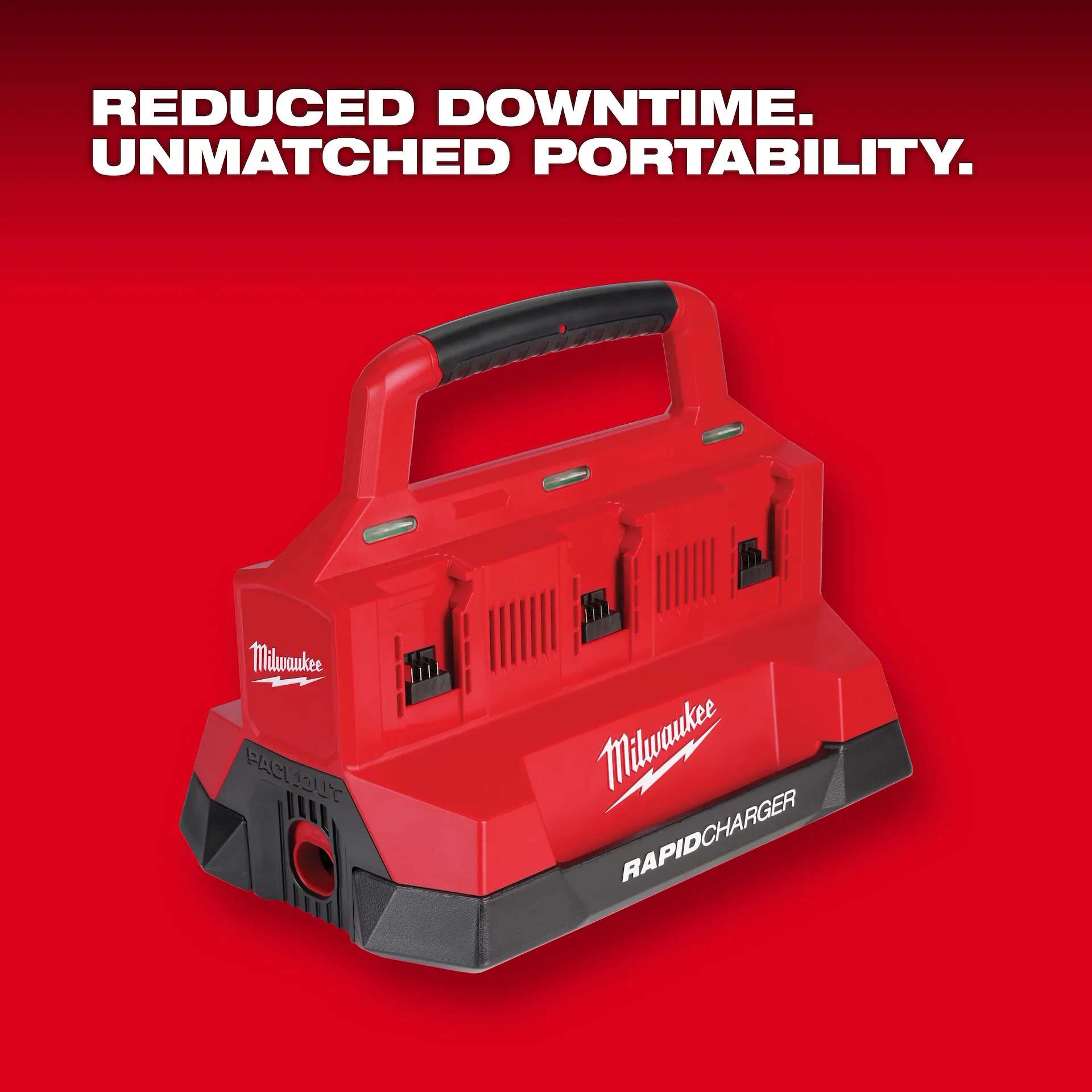 MILWAUKEE 48-59-1809 M18™ PACKOUT™ Six Bay Rapid Charger - Image 4