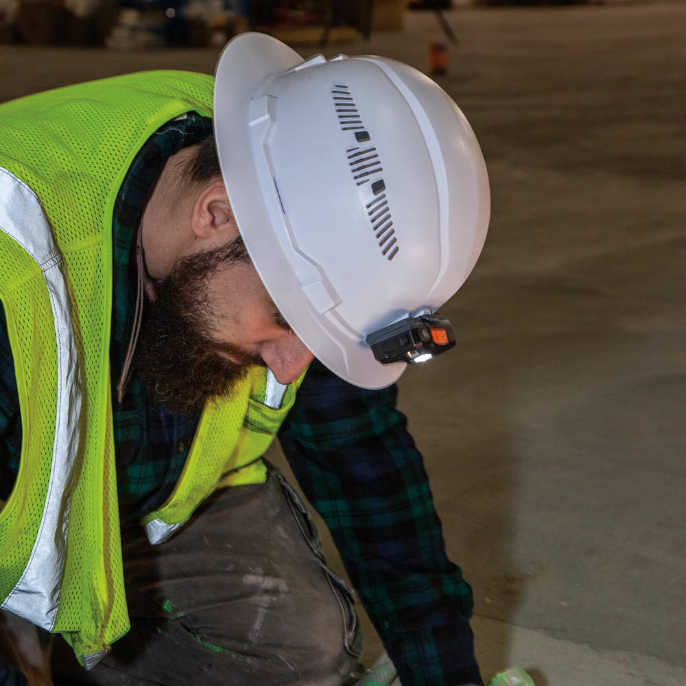 KLEIN 60401 Hard Hat, Vented, Full Brim Style, White - Image 12