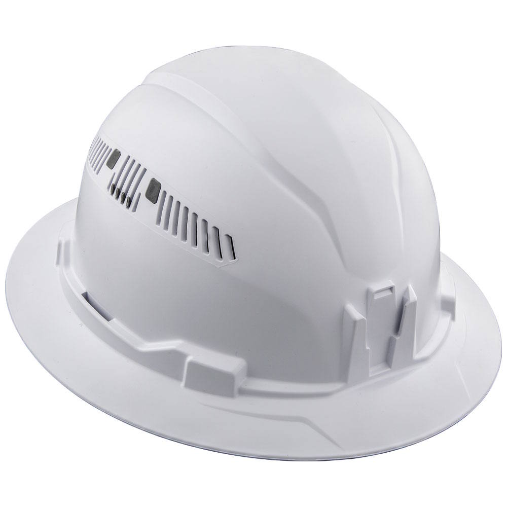 KLEIN 60401 Hard Hat, Vented, Full Brim Style, White - Image 6