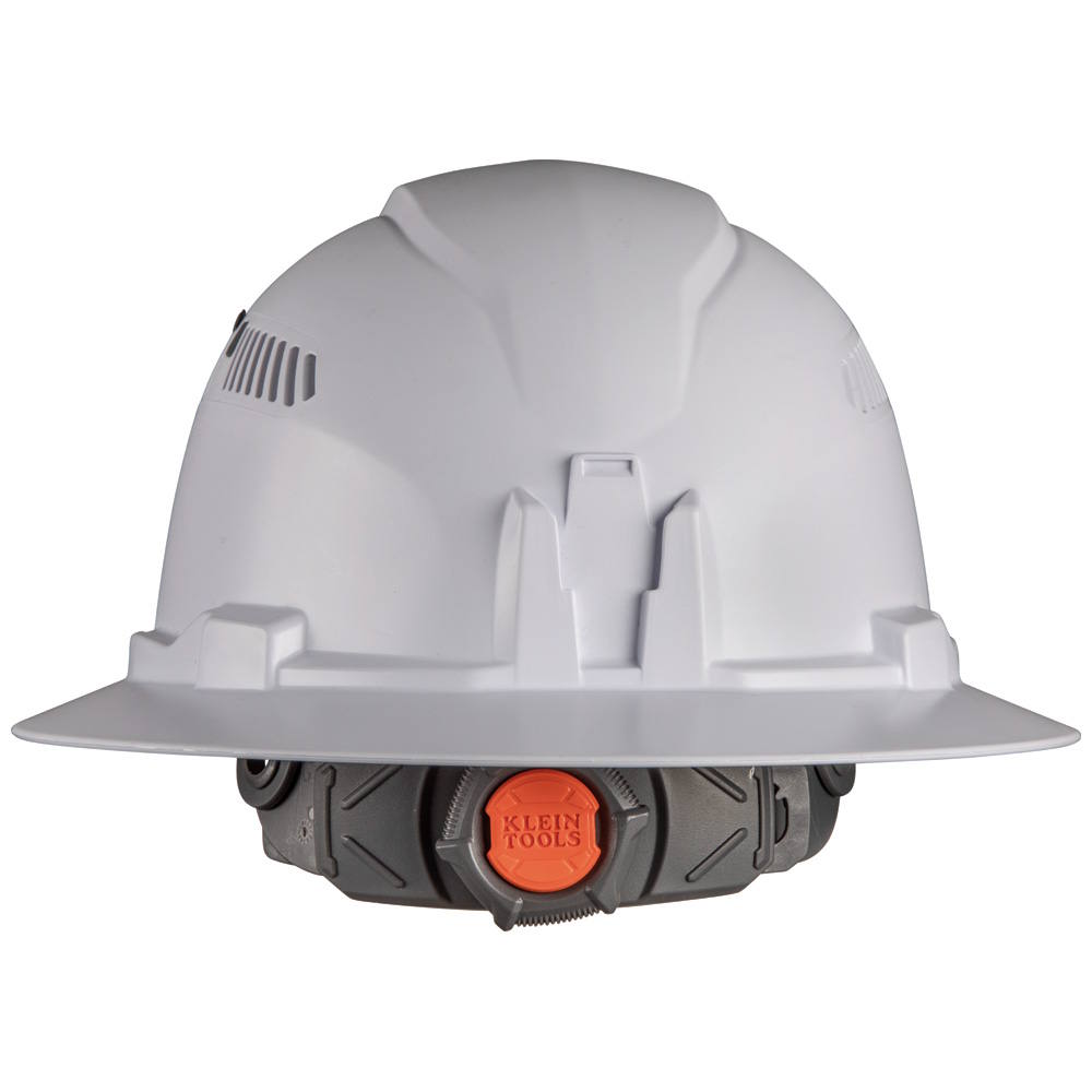 KLEIN 60401 Hard Hat, Vented, Full Brim Style, White - Image 8
