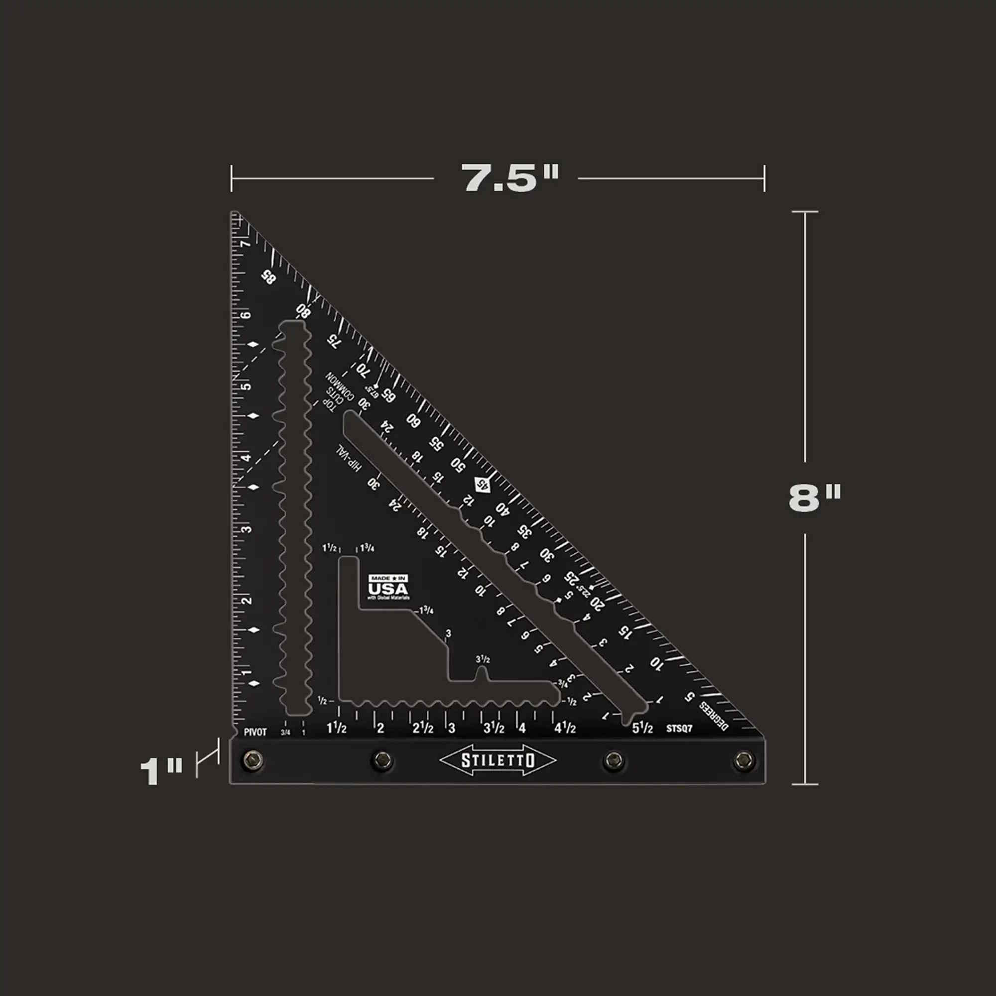 STILETTO STSQ7 7" Carpenter Square - Image 5