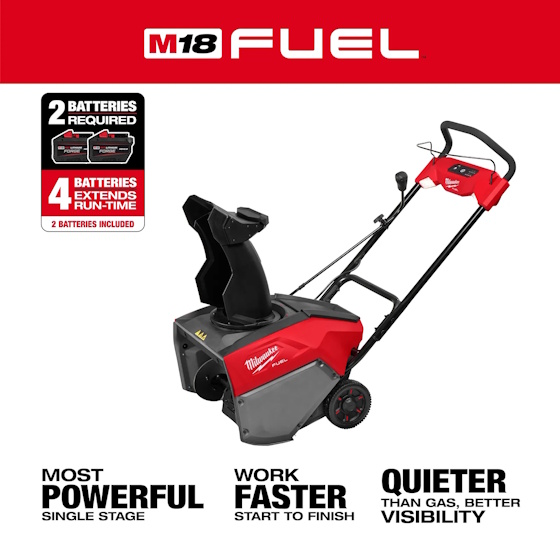 MILWAUKEE 3036-22HD M18 FUEL 21" SINGLE STAGE SNOW BLOWER KIT - Image 2