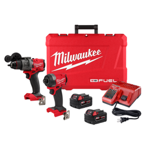 MILWAUKEE 3697-22 M18 Fuel 2Pc Hammer Drill/Impact Combo Kit (Gen 4)