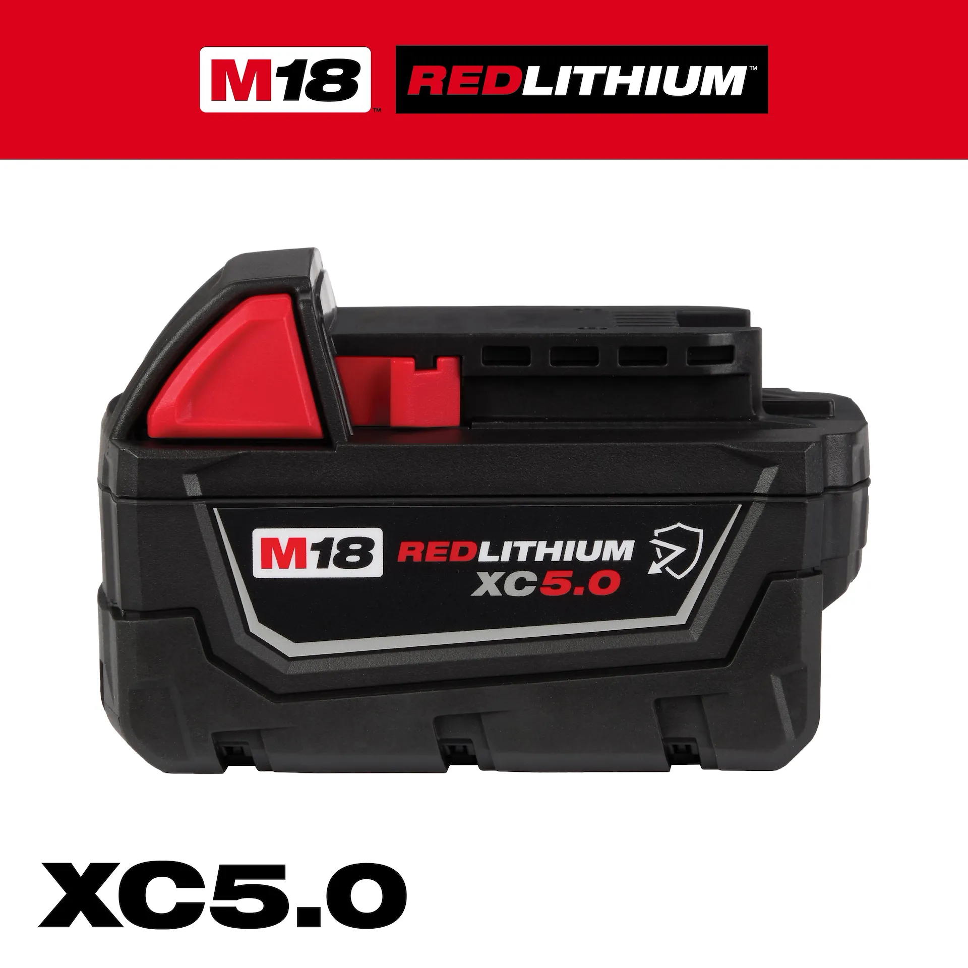 MILWAUKEE 48-11-1850R M18 5Ah Oil Resistant Battery - Image 2
