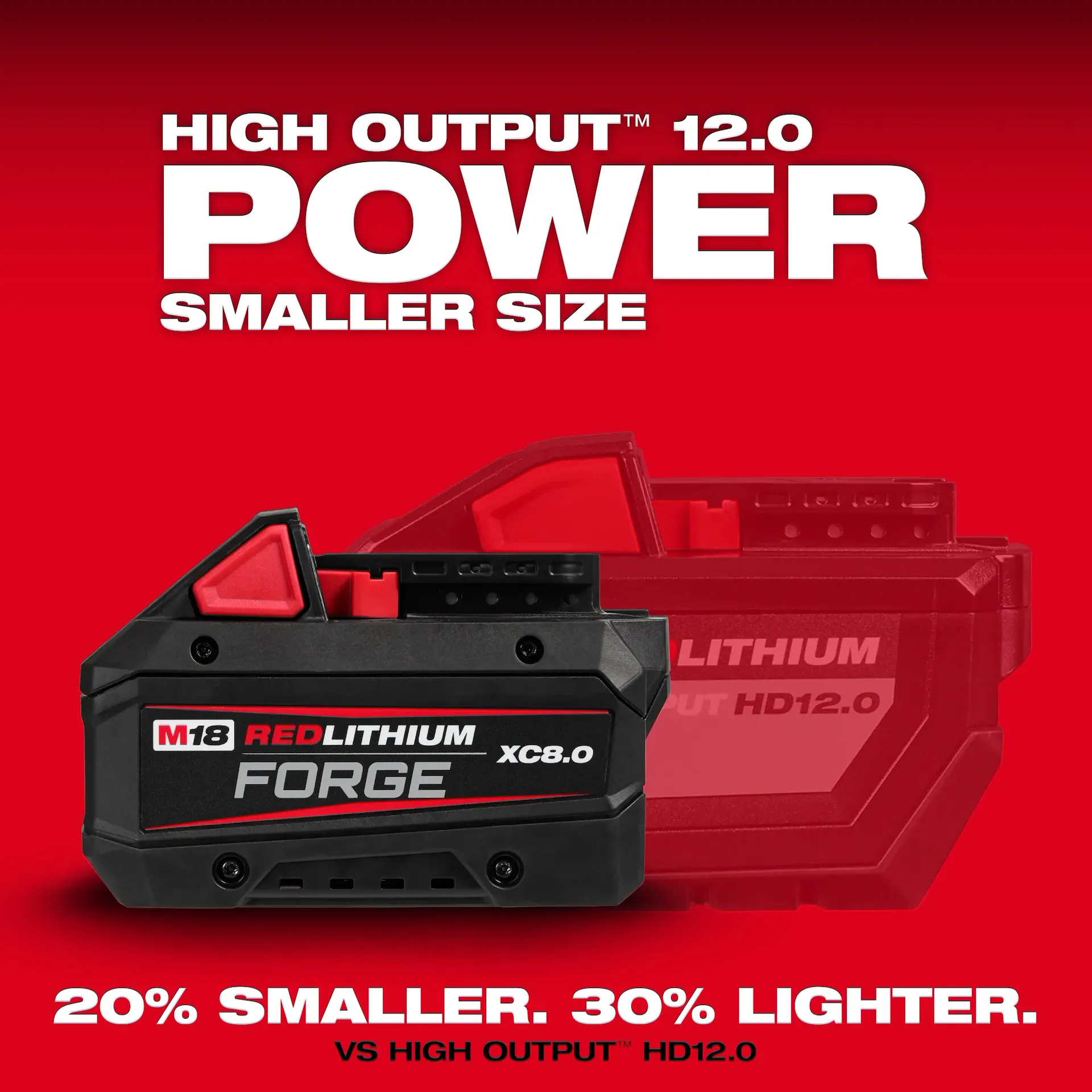 MILWAUKEE 48-11-1881 M18 REDLITHIUM FORGE XC8.0 Battery Pack - Image 5