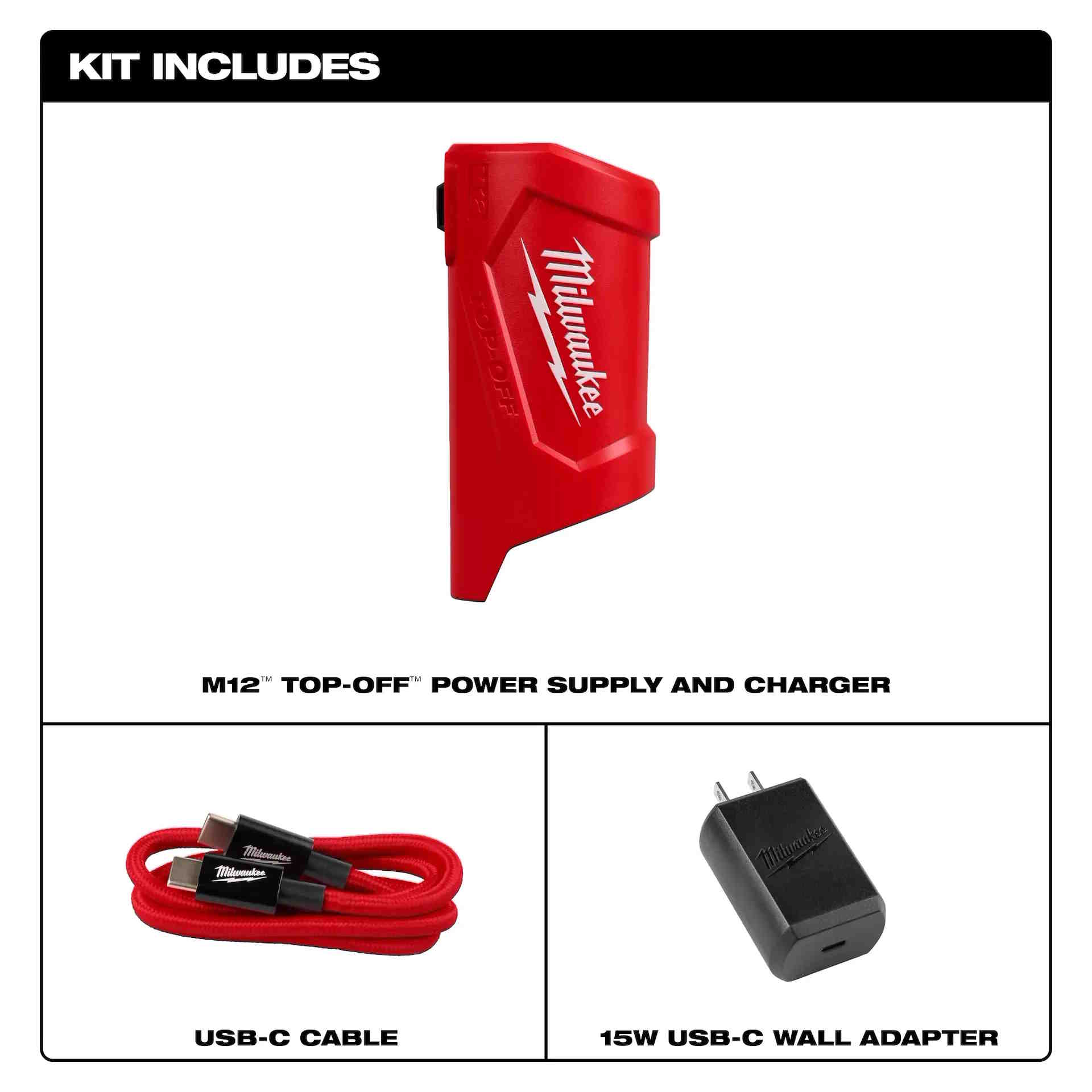 MILWAUKEE 48-59-1211 M12 TOP OFF Power Supply and Charger - Image 2