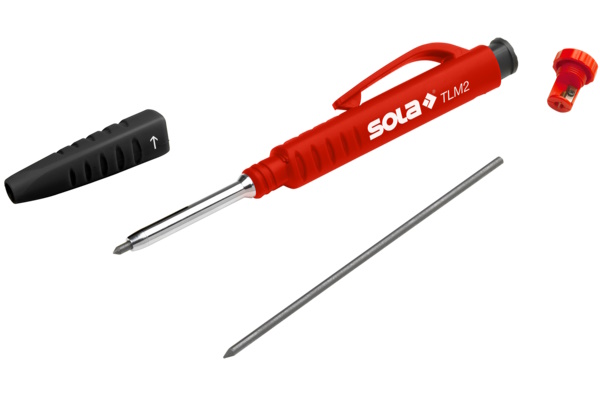 SOLA 66041120 TLM2 Deep Hole Marker and Mechanical Pencil w/belt clip, Sharpener - Image 3