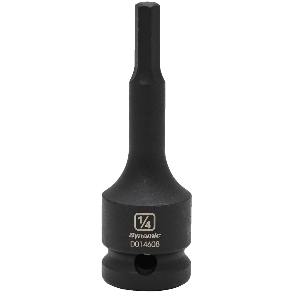 DYNAMIC D014608 1/2'' Drive 1/4'' SAE Hex Bit Impact Socket
