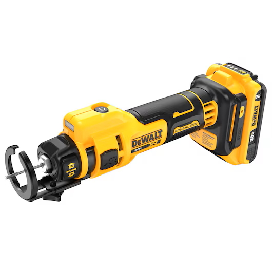 DEWALT DCE555D2 20V MAX* XR Drywall Cut-Out Tool Kit - Image 2
