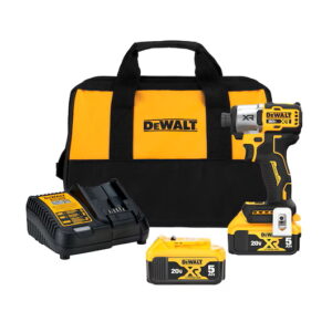 DEWALT DCF845P2 20V MAX* XR ¼” 3-Speed Impact Driver 2 Battery Kit