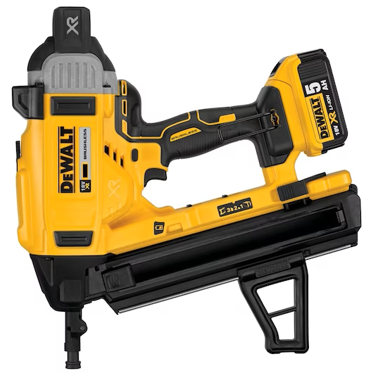 DEWALT DCN890P2 20V Cordless Concrete Nailer 1/2" - 2-1/4" Capacity Kit - Image 2