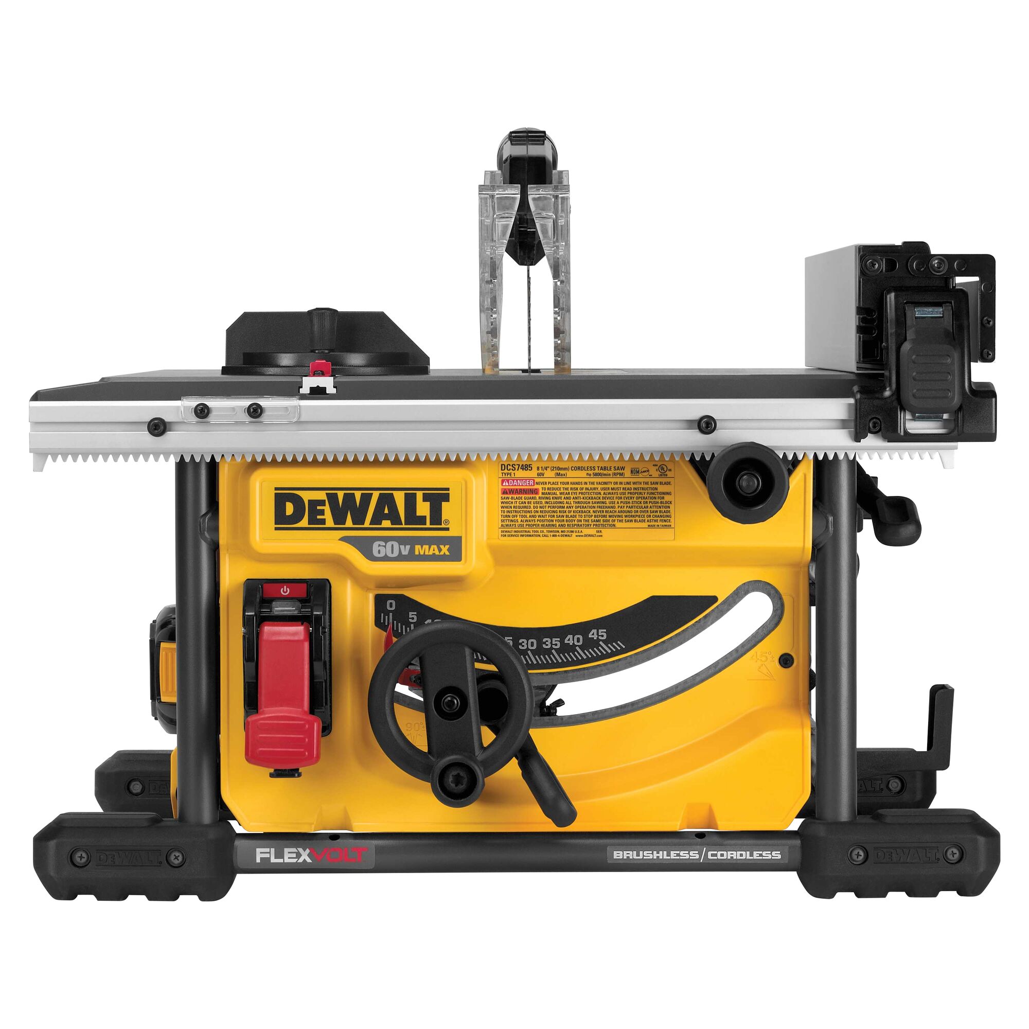 DEWALT DCS7485T1 Flexvolt 60V MAX XR 8-1/2" Table Saw Kit w/1 Battery - Image 2