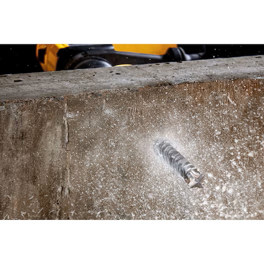 DEWALT DW5808 11/16" x 21-1/2" SDS Max High Impact Carbide 4 Cutter Drill Bits - Image 6