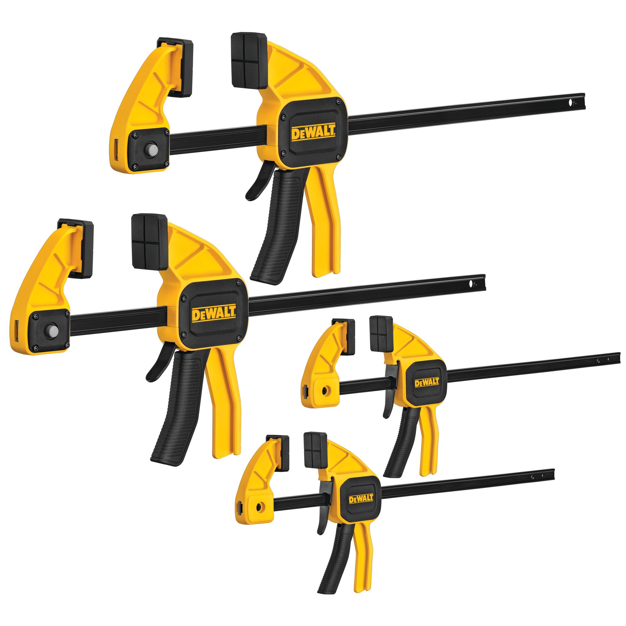 DEWALT DWHT83196 Medium and Large Trigger Clamps 4PK - Image 2