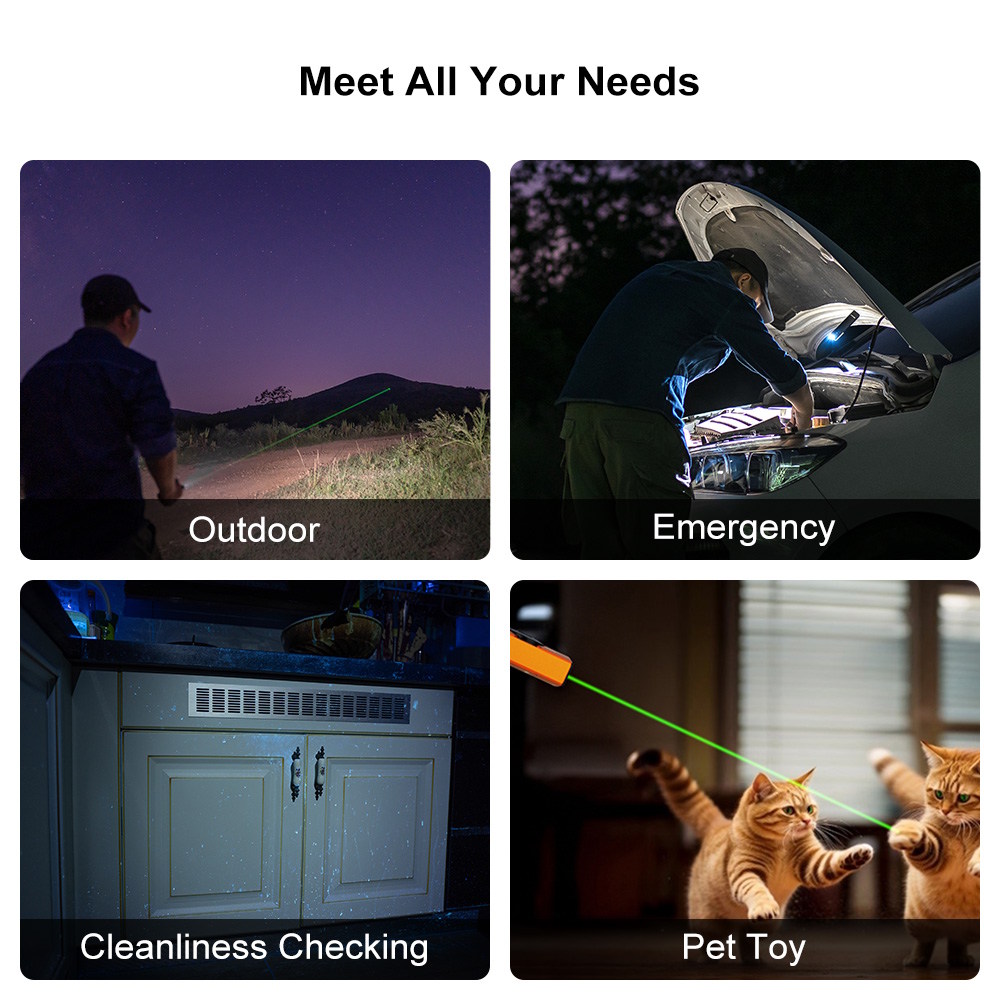 OLIGHT Arkfeld Pro Flat EDC Flashlight with LED Light UV and Laser Orange - Image 3