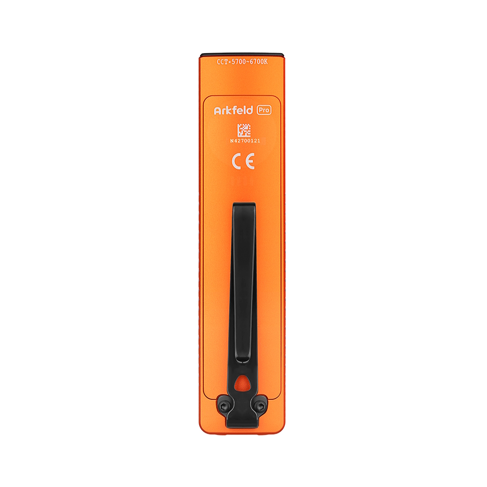 OLIGHT Arkfeld Pro Flat EDC Flashlight with LED Light UV and Laser Orange - Image 7