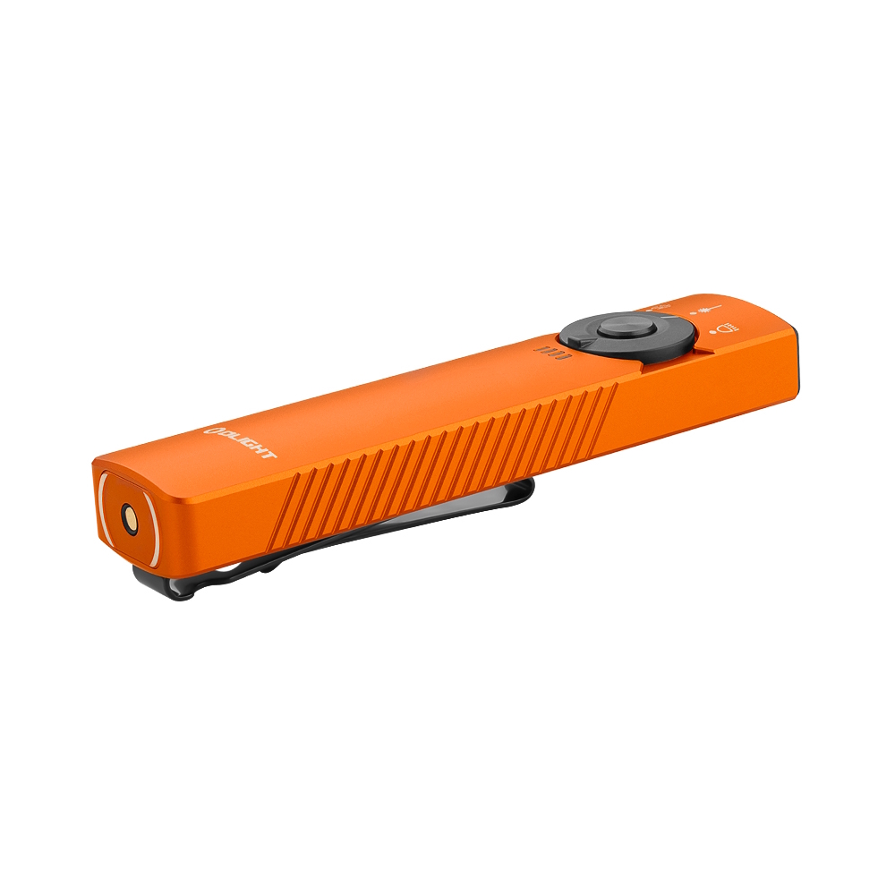 OLIGHT Arkfeld Pro Flat EDC Flashlight with LED Light UV and Laser Orange - Image 8