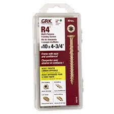 GRK 02143-GRK Multi-Purpose Framing Wood Screws R4 #10 x 4-3/4" Handy Pack 50PK - Image 2