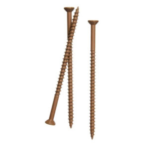 FITSFAST 062509 #10 x 6" Brown Deck Screws 500/bx
