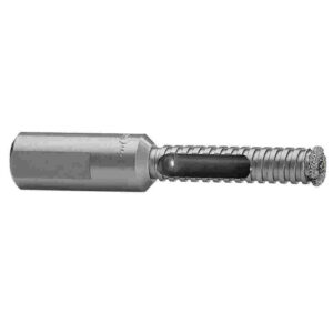 LENOX 121074DGDS Diamond Grit 1/4" Hole Saw, 1-1/8" depth, 3-flat 3/8" Shank