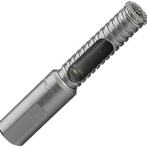 LENOX 121096DGDS Diamond Grit 3/8" Hole Saw, 1-1/8" depth, 3-flat 3/8" Shank