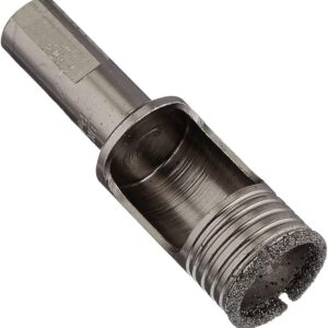 LENOX 1211110DGDS Diamond Grit 5/8" Hole Saw, 1-1/8" depth, 3-flat 3/8" Shank