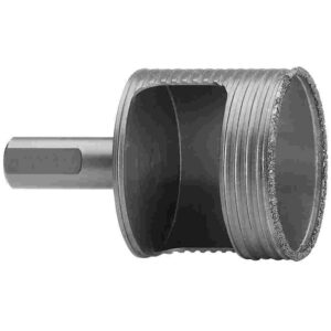 LENOX 1211622DGDS Diamond Grit 1-3/8" Hole Saw, 1-1/8" depth, 3-flat 3/8" Shank